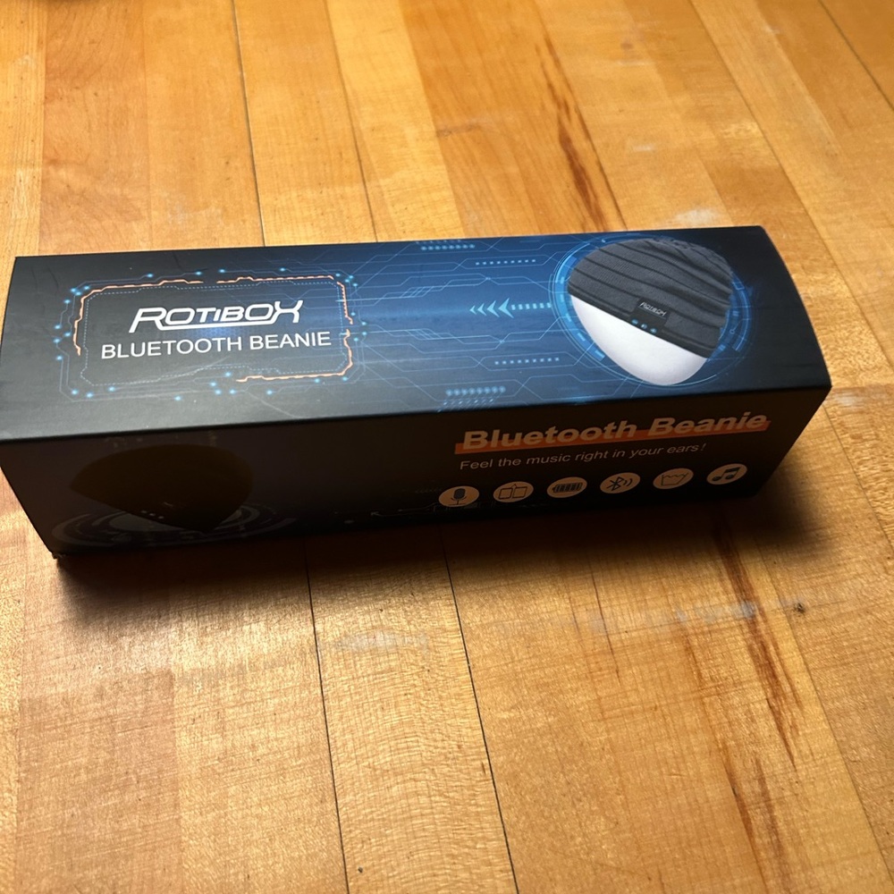 New Rotibox Bluetooth Beanie Hat Wireless Headphone for Outdoor use
